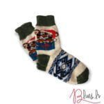 100% Aitas vilnas biezas zeķes (roku darbs)