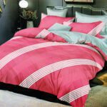 200x220 Gultas veļas komplekts by MILANO ar palagu/ 100% KOKVILNA SATĪNS