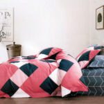 160×200 Gultas veļas komplekts LUNA HOME ar palagu/ 100% Kokvilna