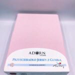 180×200 Palags ar gumiju by Adorn Home (rozā)/ 100% kokvilna