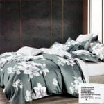 160×200 Gultas veļas komplekts PARIS HOME Textiles ar palagu/ 100% Kokvilna satīns