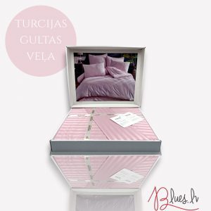 160×220 Turcijas gultas veļas komplekts by MUBUBA EXCLUSIVE COLLECTION De Lux Satin (Pudra)