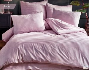 160×220 Turcijas gultas veļas komplekts by MUBUBA EXCLUSIVE COLLECTION De Lux Satin (Pudra) - Image 2