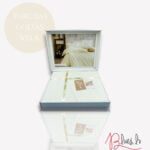 160×220 Turcijas gultas veļas komplekts by MUBUBA EXCLUSIVE COLLECTION De Lux Satin (Krem)