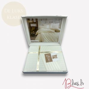 160×220 Turcijas gultas veļas komplekts by MUBUBA EXCLUSIVE COLLECTION De Lux Satin (Krem) - Image 4