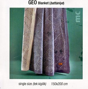 Gultas pārklājs/pleds MARIE CLAIRE PARIS Geo (battaniye) 150×200 cm