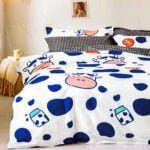 140×200 Gultas veļas komplekts by Milano ar palagu/ 100% KOKVILNA SATĪNS