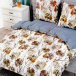 160×200 Gultas veļas komplekts LUNA HOME ar palagu/ 100% Kokvilna satīns