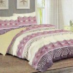 200x220 Gultas veļas komplekts by MILANO ar palagu/ 100% KOKVILNA SATĪNS