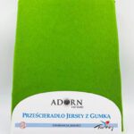 140×200 Palags ar gumiju by Adorn Home Turcija (zaļš) 100% kokvilna