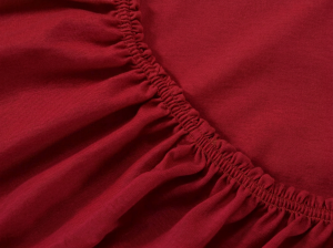 200×220 Premium kokvilnas palags ar gumiju Adorn Home, Turcija (bordo) - Image 2