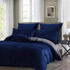 160×200 Plīša mīkstais ziemas LUX gultas veļas komplekts (palags ar gumiju) by Paris Home Textil