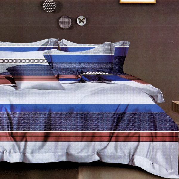 160×200 Gultas veļas komplekts by MILANO ar palagu/ 100% KOKVILNA SATĪNS