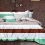 160×200 Gultas veļas komplekts by MILANO ar palagu/ 100% KOKVILNA SATĪNS