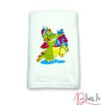 Vidēja lieluma vannas dvielis DRAKONS 50×90 cm