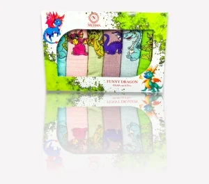 Virtuves dvielīšu dāvanu komplekts Funny Dragon NILTEKS WAFEL Kithen Towels