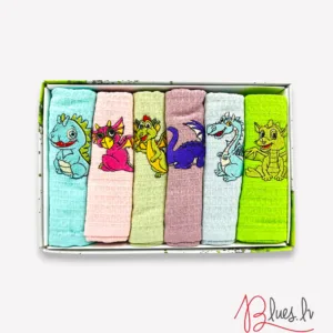 Virtuves dvielīšu dāvanu komplekts Funny Dragon NILTEKS WAFEL Kithen Towels - Image 2