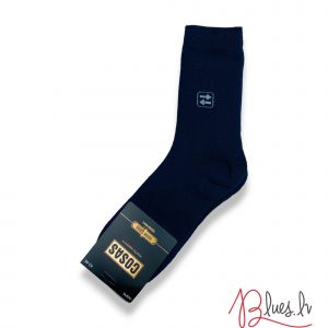 COSAS Siltas ikdienas kokvilnas vidēja biezuma vīriešu zeķes (melnas)