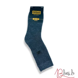 COSAS Siltas ikdienas kokvilnas vidēja biezuma vīriešu zeķes (tumši pelēkas) - Image 2