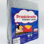 60×120 cm Bērnu kokvilnas Frotte palags ar gumiju (gaiši pelēks)