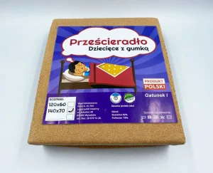 Frotte bērnu kokvilnas palags ar gumiju 70×140 cm (gaiši brūns) - Image 2