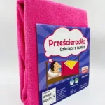 Frotte bērnu kokvilnas palags ar gumiju 70×140 cm (rozs)