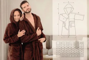 Mājas halāts Deco King Brown XXXL - Image 3