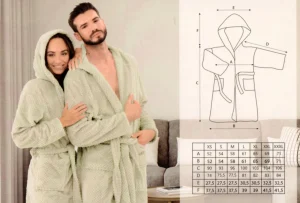 Mājas halāts Deco King Beige XXXL - Image 2