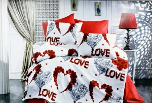 200×220 Turcijas gultas veļas komplekts Ranforce by ADA HOME - Image 5