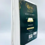 140×200 Palags ar gumiju by Paris Home Textiles (balts)