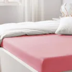 Lux klases palags ar gumiju by Collection World/ 100% Kokvilna (maigi rozs)