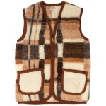 Aitas vilnas veste Merino wool ar rāvējslēdzēju un kabatām