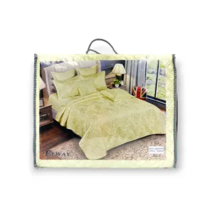 Gultas pārklājs Elwey ar dekoratīvām spilvendrānām - Image 2