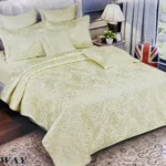 Gultas pārklājs Elwey ar dekoratīvām spilvendrānām