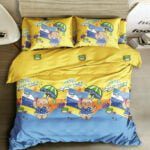 140×200 Bērnu gultas veļas komplekts by Milano ar palagu/ 100% KOKVILNA SATĪNS