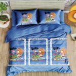 140×200 Bērnu gultas veļas komplekts by Milano ar palagu/ 100% KOKVILNA SATĪNS