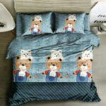 140×200 Bērnu gultas veļas komplekts by Milano ar palagu/ 100% KOKVILNA SATĪNS