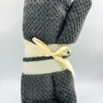 Plīša pleds 160x200 cm (pelēks)