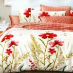 200x220 Gultas veļas komplekts by MILANO ar palagu/ 100% KOKVILNA SATĪNS