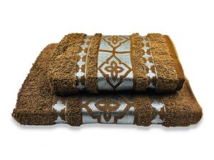 Vannas dvielis Langhuayu ar rakstu/100% kokvilna - Image 3