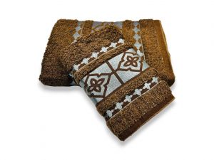 Vannas dvielis Langhuayu ar rakstu/100% kokvilna - Image 2