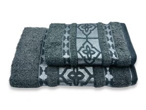 Vannas dvielis Langhuayu ar rakstu/100% kokvilna - Image 3