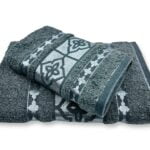 Vannas dvielis Langhuayu ar rakstu/100% kokvilna