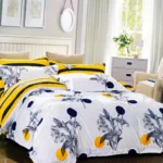 160×200 Gultas veļas komplekts LUNA HOME ar palagu/ 100% KOKVILNA SATĪNS