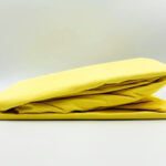 140×200 Palags ar gumiju by Paris Home Textiles (Gaiši dzeltens)