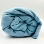 140×200 Trikotāžas palags ar gumiju Jersey 100% KOKVILNA (Gaiši zils)