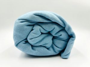 140×200 Trikotāžas palags ar gumiju Jersey 100% KOKVILNA (Gaiši zils)