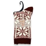 ALPACA vilnas sieviešu Thermo zeķes vidēja biezuma (brūnas)