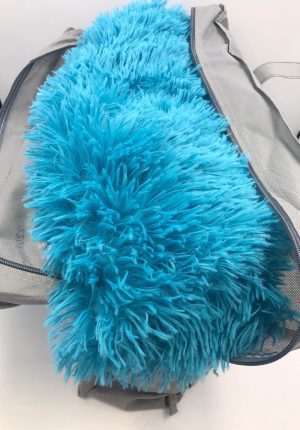 220×240  Pūkains gultas pārklājs-pleds (tirkīza) - Image 4