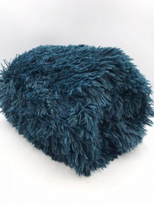 220×240  Pūkains gultas pārklājs-pleds (jūras vilņa krāsa) - Image 3